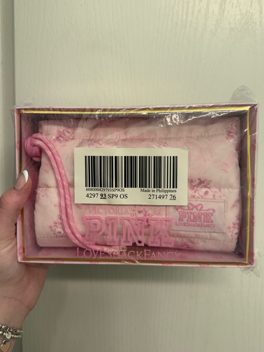 Makeup Case NWT Love Shack Fancy x PINK
